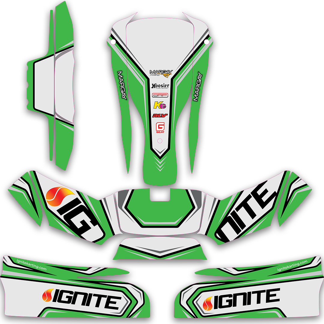 2026 Ignite Factory Decal Kit 6499-505-Stilo-Green