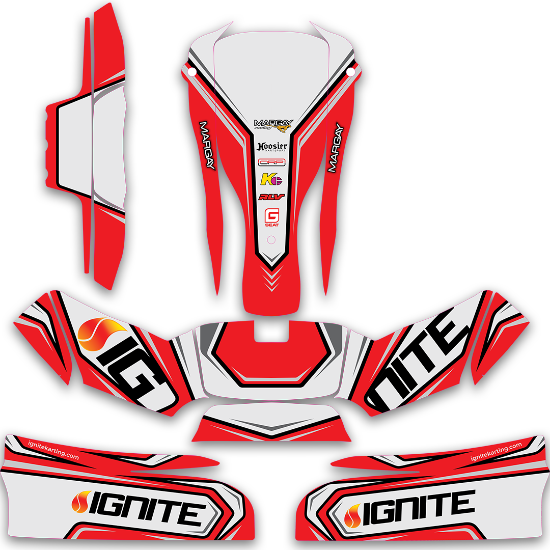 2026 Ignite Factory Decal Kit 6499-505-Stilo-Red