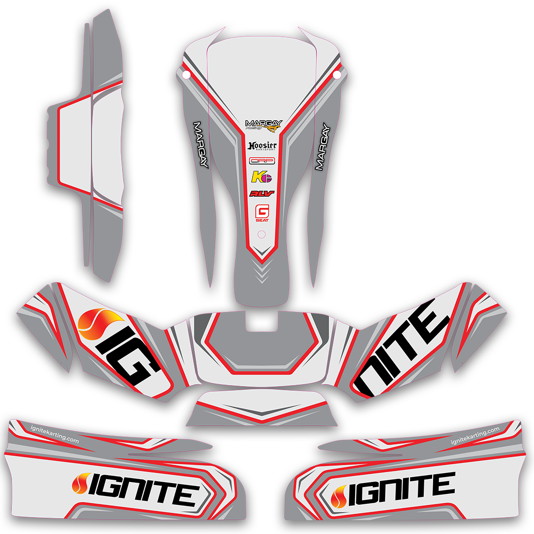 2026 Ignite Factory Decal Kit 6499-505-Stilo-Silver