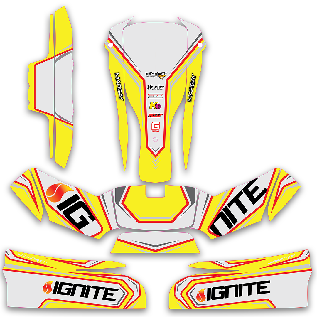 2026 Ignite Factory Decal Kit 6499-505-Stilo-Yellow