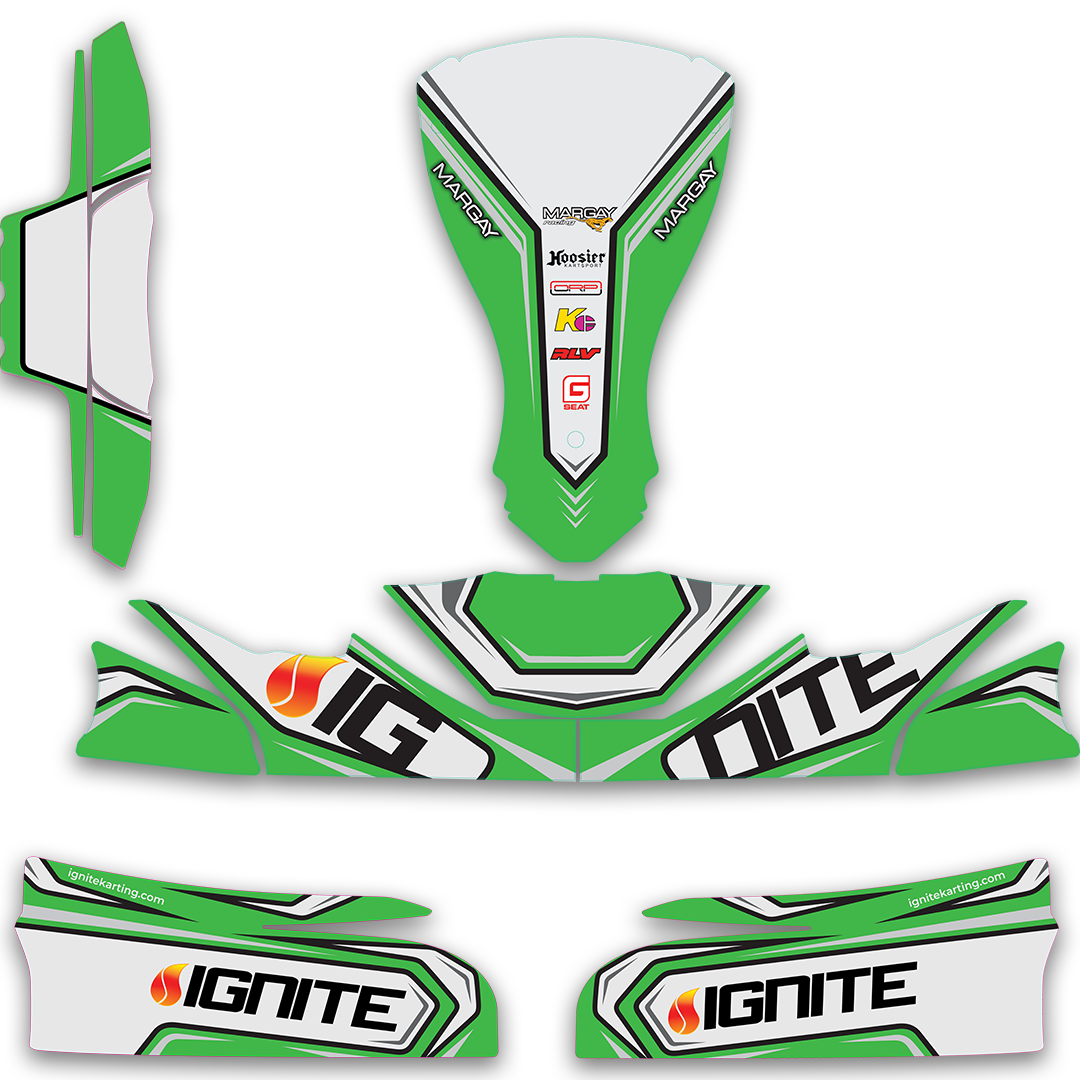 2026 Ignite Factory Decal Kit 6499-FP7-Stilo-Green