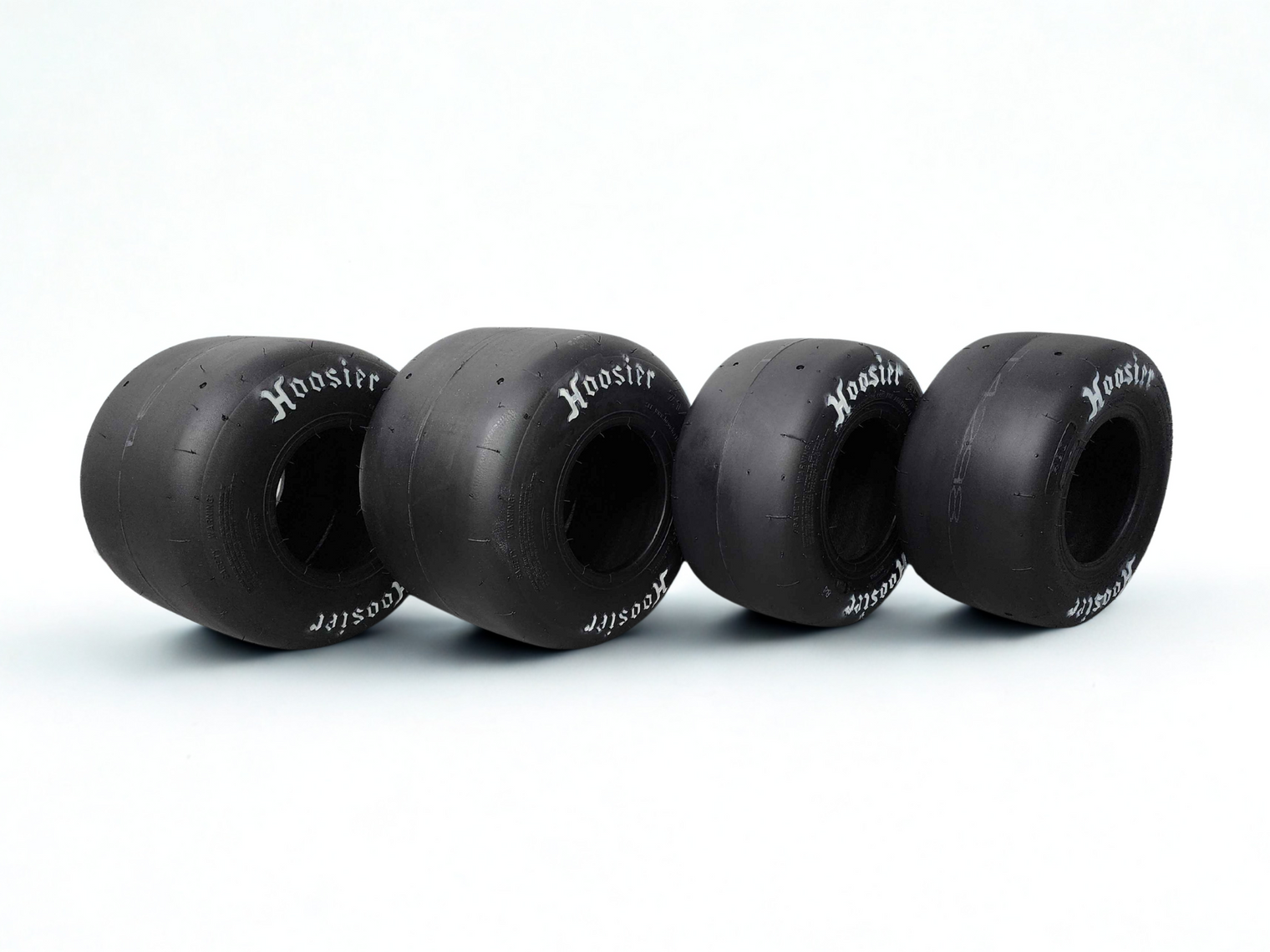 Set of four Hoosier R80 Kart tires