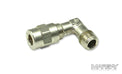Hydraulic fitting, 90 deg, 1/8-6/4mm