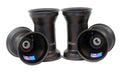 Aluminium Wheel Set, 5" x 135mm (17mm) & 5" x 7.75" (Metric Mount)