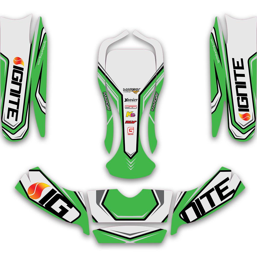 2026 Ignite Factory Decal Kit 6499-BDE-Green