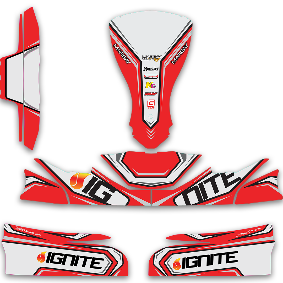 2026 Ignite Factory Decal Kit 6499-FP7-Stilo-Red