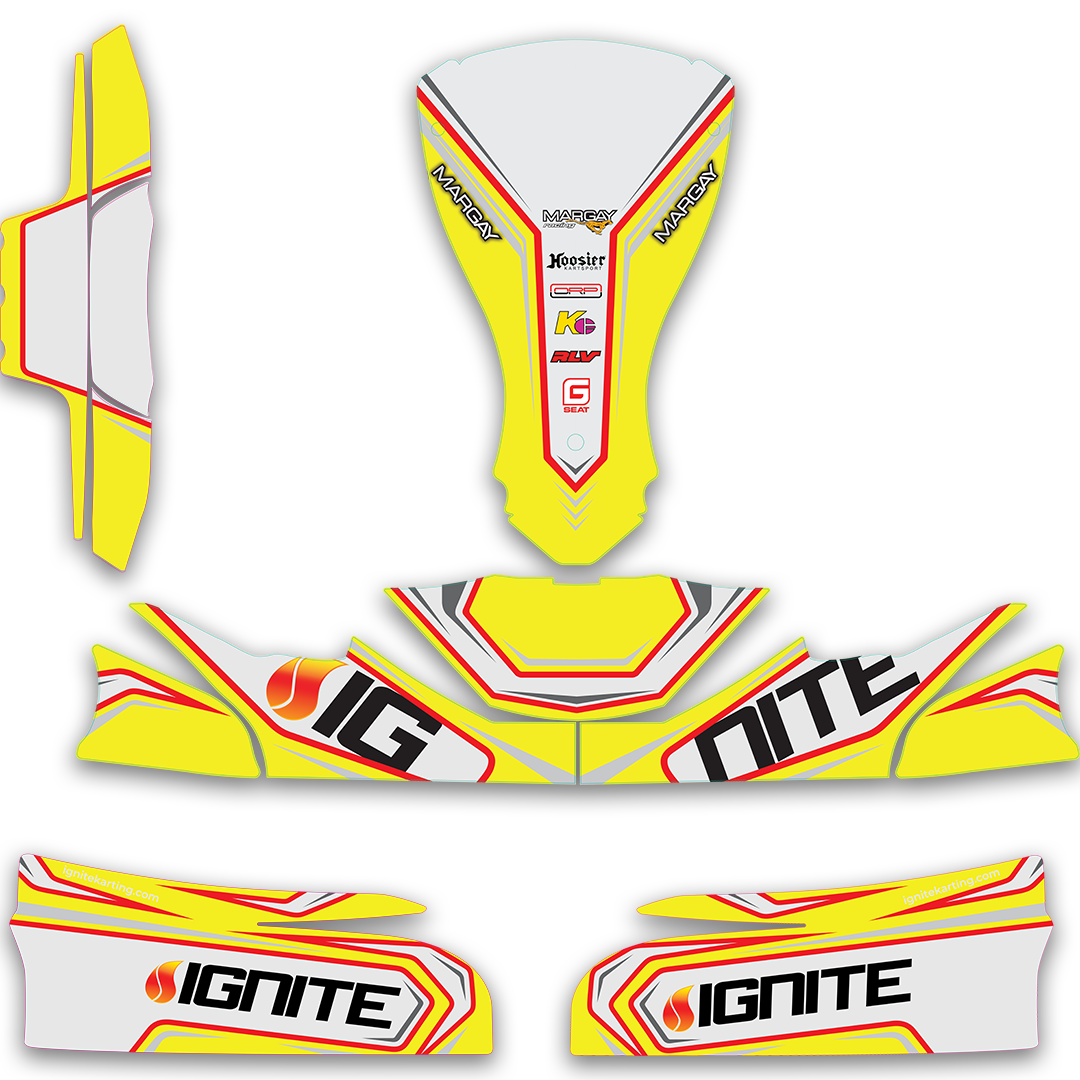 2026 Ignite Factory Decal Kit 6499-FP7-Stilo-Yellow