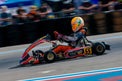 Margay 206 Kart leading the field at Charlotte MotorSpeedway.
