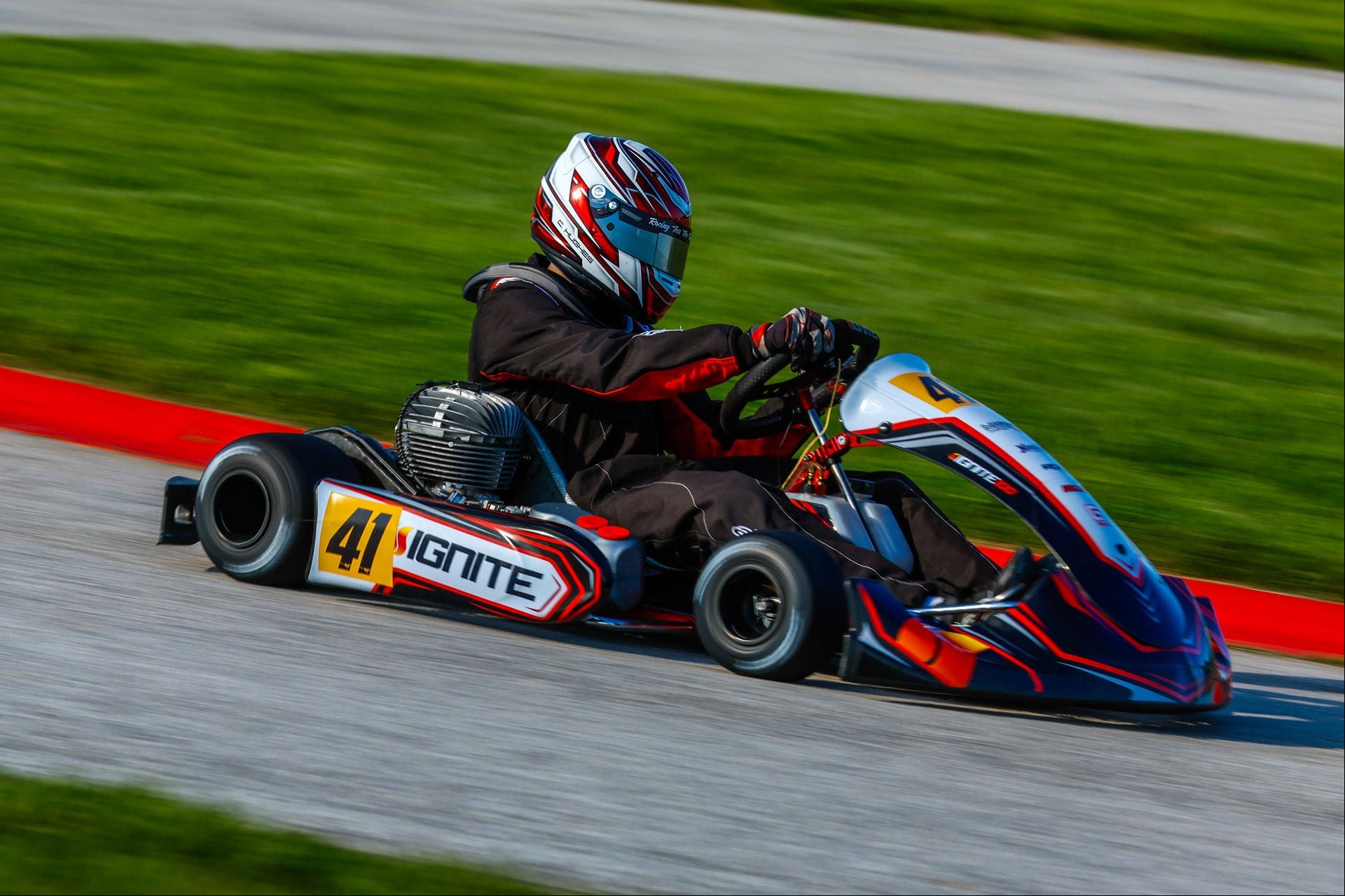 Ignite 100 powered by RoK 100 2-cycle engine at 61 Kartways