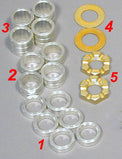 5/8" Spindle Shaft Mounting Hardware