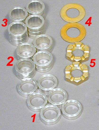 5/8" Spindle Shaft Mounting Hardware